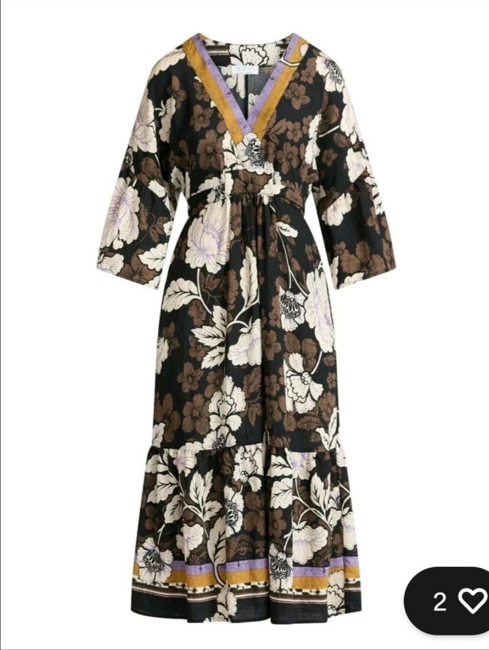 Floral Causal Midi Summer Dress